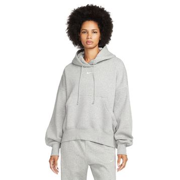 Nike DQ5858-063 Sportswear Phoenix Fleece Over-Oversized Pullover Hoodie Gri Kadın Sweatshirt