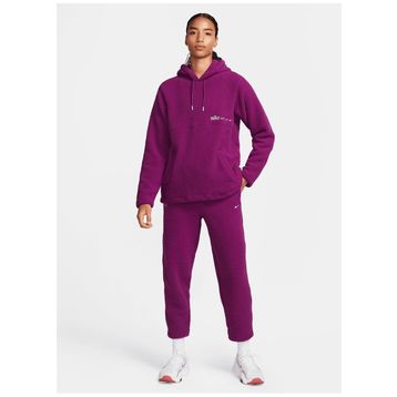 Nike DQ6261-503 Therma-FIT Cozy Core Kadın Mor Günlük Stil Eşofman Altı