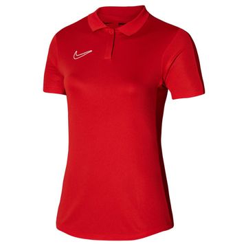 Nike DR1348-657 Dri-Fit Academy 23 Polo Ss Kadın Kırmızı Futbol T-Shirt