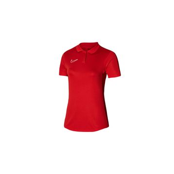 Nike DR1348-657 Dri-Fit Academy 23 Polo Ss Kadın Kırmızı Futbol T-Shirt