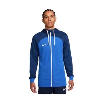 Nike DR2571-463 Dri Fit Strike Mavi Kapüşonlu Erkek Ceket