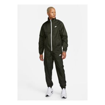 Nike DR3337-355 M CLUB LND WVN TRK SUIT Yeşil Erkek Yuvarlak Yaka Eşofman Takımı