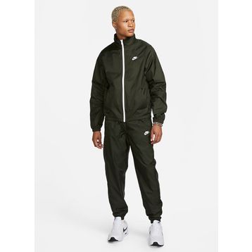 Nike DR3337-355 M CLUB LND WVN TRK SUIT Yeşil Erkek Yuvarlak Yaka Eşofman Takımı