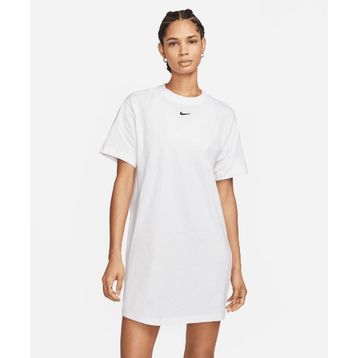 Nike DV7882-100 Beyaz Sportswear Chill Knit Oversized T-Shirt Dress Kadın Elbise