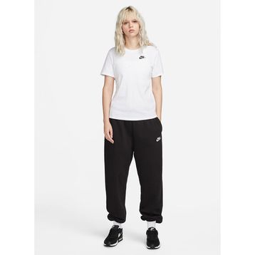 Nike DX7902-100 W NSW TEE CLUB Beyaz Kadın Yuvarlak Yaka T-Shirt