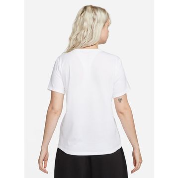 Nike DX7902-100 W NSW TEE CLUB Beyaz Kadın Yuvarlak Yaka T-Shirt