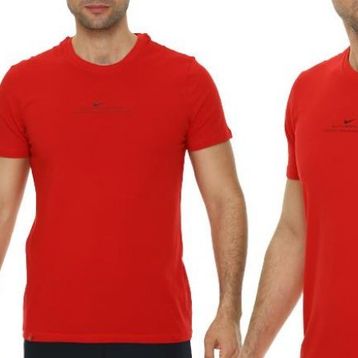 Nike EF-3549 Antrasit Battal Basic Erkek T-Shirt