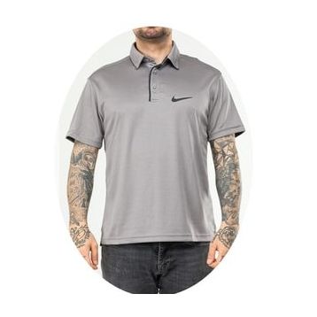 Nike EF-4540 Gri Erkek Polyester Mesh Polo Yaka T-Shirt