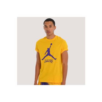 Nike FB9827-728 Los Angeles Lakers NBA Sarı Basketbol Erkek T-Shirt