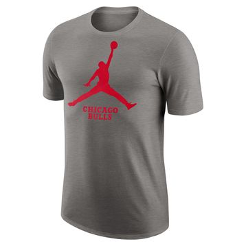 Nike FD1460-063 Chicago Bulls NBA Erkek Gri Basketbol T-Shirt