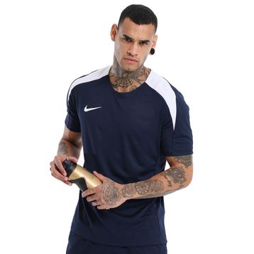 Nike FD7487-458 Mavi Strike24 Dri-Fit Spor Erkek T-Shirt