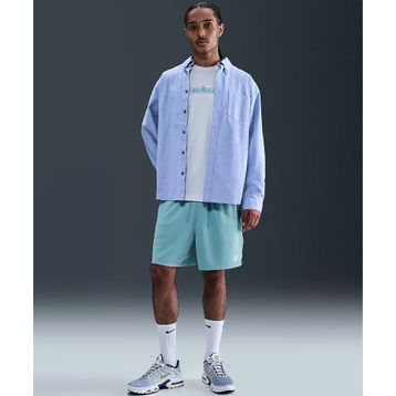 Nike FN3514-464 Club Mesh Flow Shorts Mavi Erkek Şort