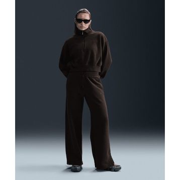 Nike FN3622-220 Sportswear Phoenix Plush High-Waisted Wide-Leg Cozy Fleece Sweatpants Kahverengi Kadın Eşofman Altı