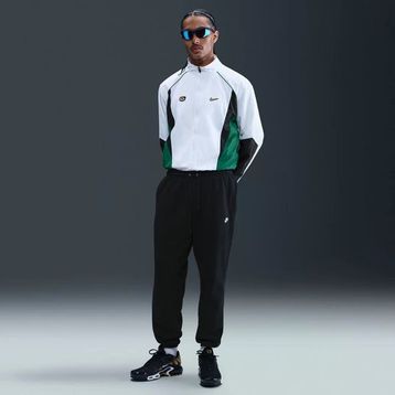 Nike FN3808-010 Club Cuffed Brushed Fleece Pants Siyah Erkek Eşofman Altı
