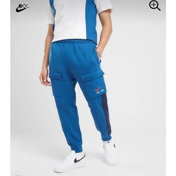 Nike FN7693-476 Air Fleece Mavi Erkek Eşofman Altı