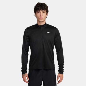 Nike FQ2494-010 Siyah Dri-Fit Pacer Top Half-Zip Erkek Koşu T-Shirt