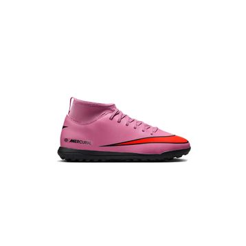 Nike FQ8313-600 Pembe JR Mercurial Superfly 10 Club TF Çocuk Futbol Krampon