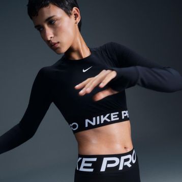 Nike FV5484-010 Pro Dri-Fit 365 Crop Siyah Antrenman Kadın Sporcu Sütyeni