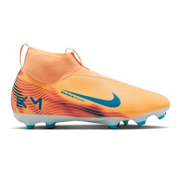 Nike HF3417-801 Turuncu Jr Mercurial Superfly 10 Academy Kylian Mbappe FG/MG Çocuk Futbol Krampon