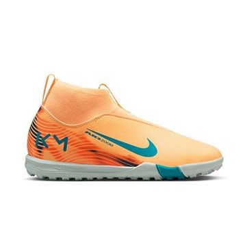 Nike HF3420-801 Turuncu Jr Mercurial Superfly 10 Academy Kylian Mbappe TF Çocuk Halı Saha Ayakkabısı
