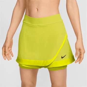 Nike HF6449-344 Court Slam Dri-FIT Kadın Sarı Tenis Şort Eteği