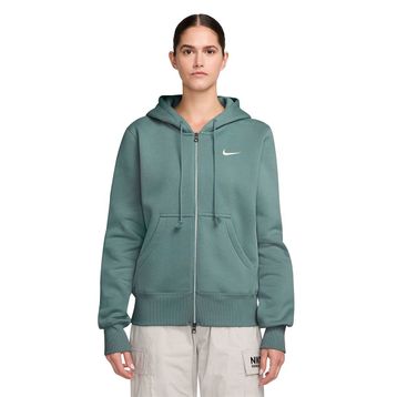 Nike HJ0995-017 Yeşil Sportswear Phoenix Fleece Full-Zip Kadın Günlük Stil Sweatshirt