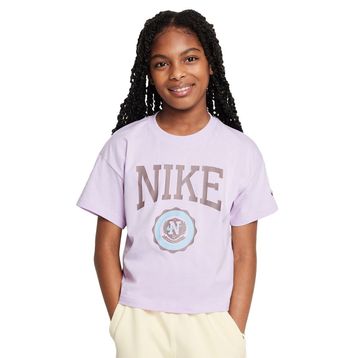 Nike HM6303-537 Mor Sportswear Günlük Stil Çocuk T-Shirt