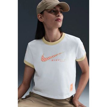 Nike HQ1707-100 Club SS Tee Moto RGR Kadın T-shirt