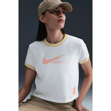 Nike HQ1707-100 Club SS Tee Moto RGR Kadın T-shirt