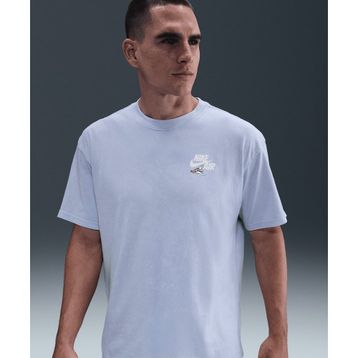 Nike HQ9275-057 Mavi Sportswear OC Fb Graphic Culture Erkek Günlük Stil T-Shirt
