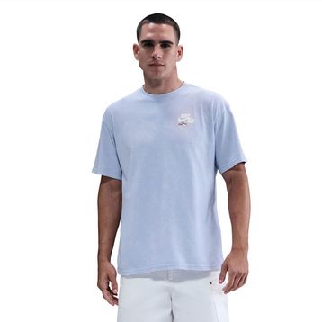 Nike HQ9275-057 Mavi Sportswear OC Fb Graphic Culture Erkek Günlük Stil T-Shirt