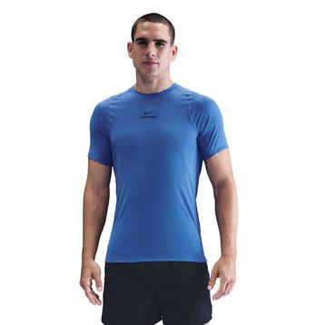 Nike HV0409-411 Mavi Pro Training Dri-Fit Erkek Antrenman T-Shirt