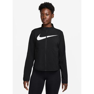 Nike HV2647-010 Siyah Tempo Swoosh Run Dri-Fit Kadın Koşu Ceket