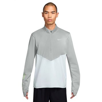 Nike HV2671-043 Therma-Fit Winterized Pacer Half-Zip Gri Koşu Erkek T-Shirt