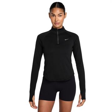 Nike HV2852-010 Siyah Tempo Dri-Fit Half-Zip Kadın Koşu T-Shirt