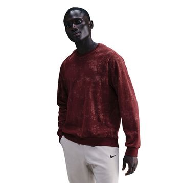 Nike HV3805-619 Kırmızı Primary Therma-FIT Versatile Crew Erkek Sweatshirt