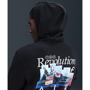 Nike IB4124-010 Sportswear Club Fleece Hoodie Siyah Erkek Sweatshirt