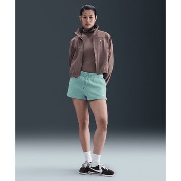Nike IF2132-017 Sportswear Phoenix Fleece Mid-Rise Shorts Yeşil Kadın Şort