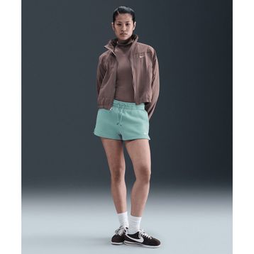 Nike IF2132-017 Sportswear Phoenix Fleece Mid-Rise Shorts Yeşil Kadın Şort