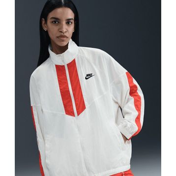 Nike IH8510-133 Sportswear Windrunner Oversized Beyaz Kadın Ceket