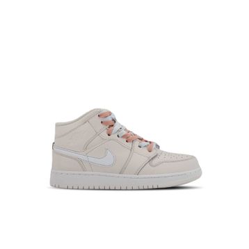 Nike Jordan 1 MidMulti Color Swoosh Phantom Beyaz-Mavi Kadın Sneaker Ayakkabı
