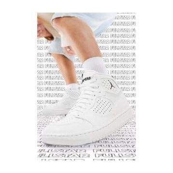 Nike Jordan Access Jumpman Leather Sneaker Hakiki Deri Bilekli Beyaz Spor Ayakkabı