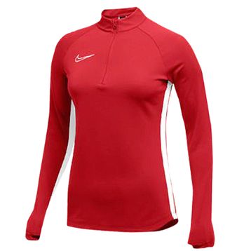Nike Kırmızı Uzun Kollu W Nk Dry Acdmy19 Dril Top Kadın T-shirt