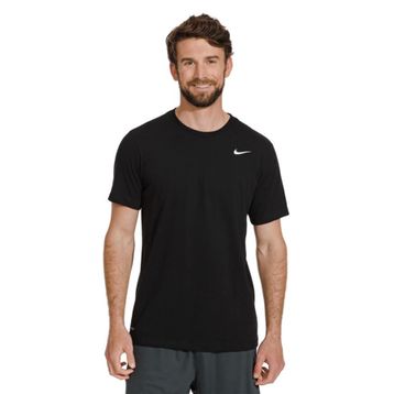 Nike M Nk Df Tee Dfc Crew Solid Siyah Erkek Antrenman Tişörtü