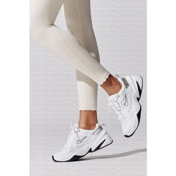 Nike M2K Tekno Leather Reflector Sneaker Hakiki Deri Beyaz Unisex Spor Ayakkabı