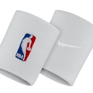 Nike N.KN.03.100.OS NBA Beyaz Unisex Kol Bandı