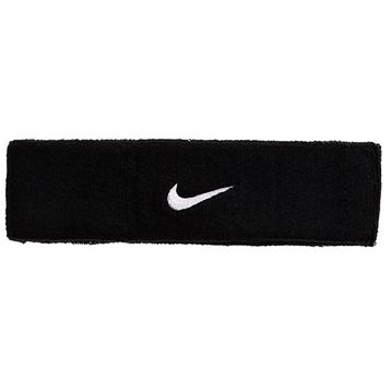 Nike N.NN.07.010.OS Aksesuar Swoosh Siyah Unisex Antrenman Saç Bandı