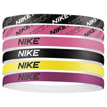 Nike N0002545-069 Printed 6'lı Unisex Saç Bandı