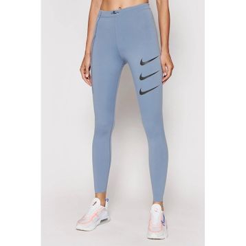 Nike Power Epic Lux Run Division Reflective Lazer Kesim 4 Cepli Toparlayıcı Mavi Tayt