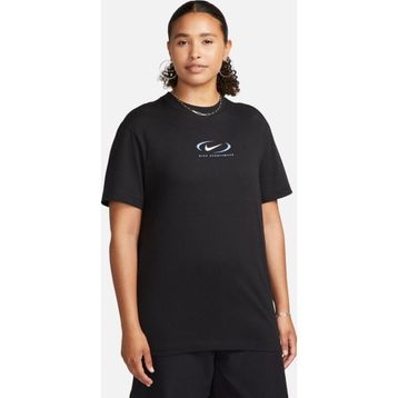 Nike Sportswear Loose Fit Tee Bfoosh Siyah Kadın Pamuklu Bol Kesim Tişört